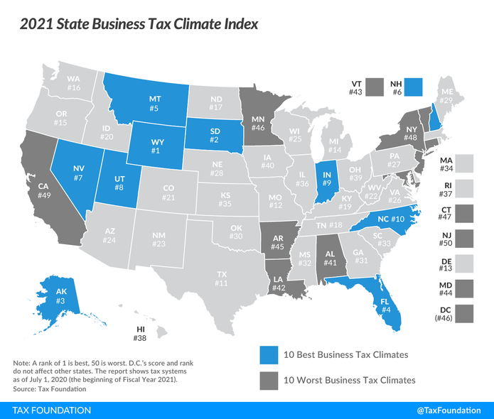 税收气候图